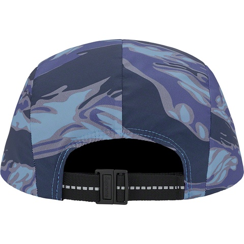Supreme Tiger Camo Reflective Camp Cap - Blue