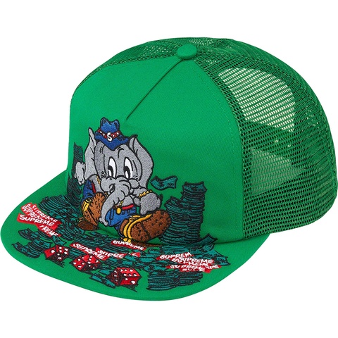 Supreme Elephant Mesh Back 5-Panel - Green