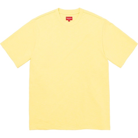 Supreme Contrast Appliqué S/S Top - Pale Yellow