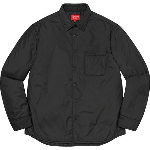 Supreme Nylon Filled Shirt - Black