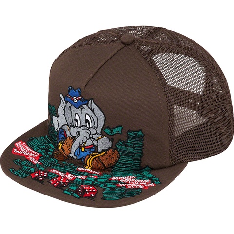 Supreme Elephant Mesh Back 5-Panel - Brown