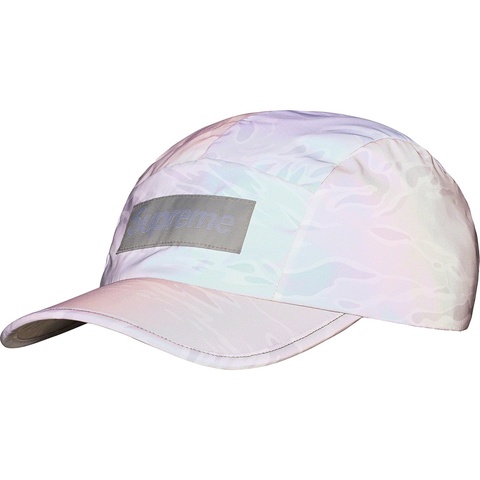 Supreme Tiger Camo Reflective Camp Cap - White