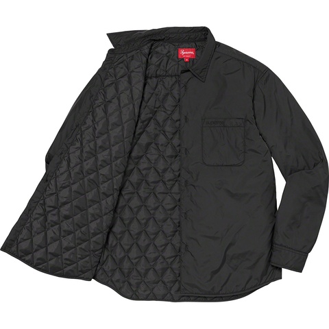 Supreme Nylon Filled Shirt - Black
