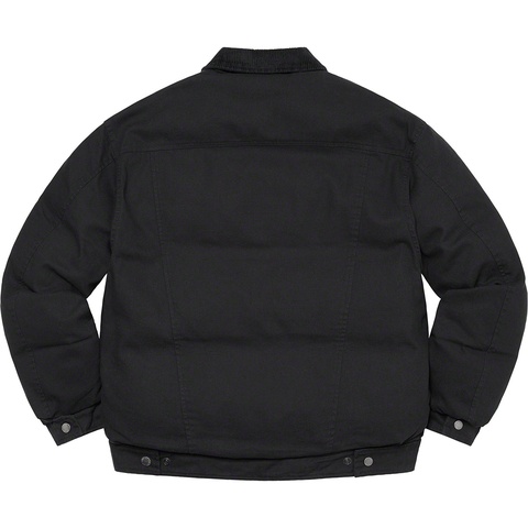 Supreme®/Schott® Canvas Down Trucker Jacket - Supreme