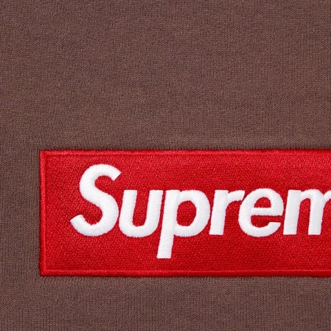 Supreme Box Logo Crewneck - Brown