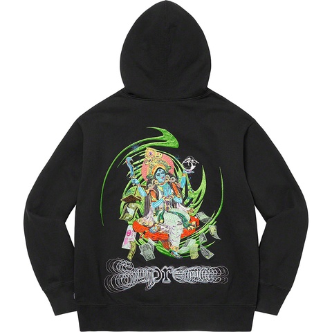 Supreme Lakshmi Zip Up Hooded Sweatshirt - Black