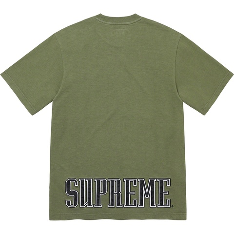 Supreme Contrast Appliqué S/S Top - Olive