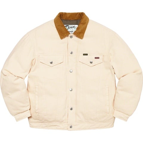 Supreme®/Schott® Canvas Down Trucker Jacket - Supreme