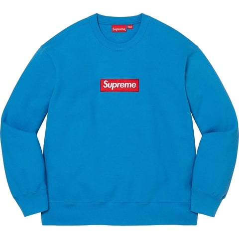 Supreme Box Logo Crewneck - Blue