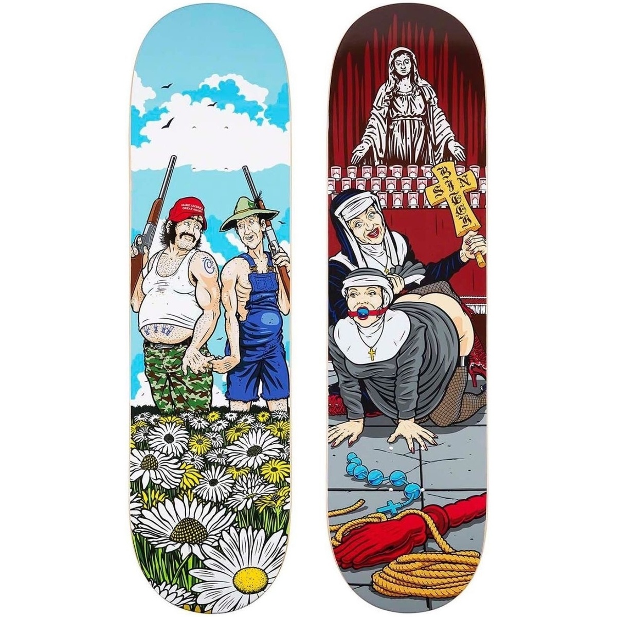 Nuns N Guns Skateboard - fall/winter 2022 - Supreme