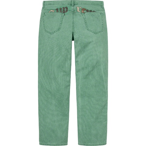 Supreme®/The Great China Wall Canvas 5-Pocket Jean - Supreme