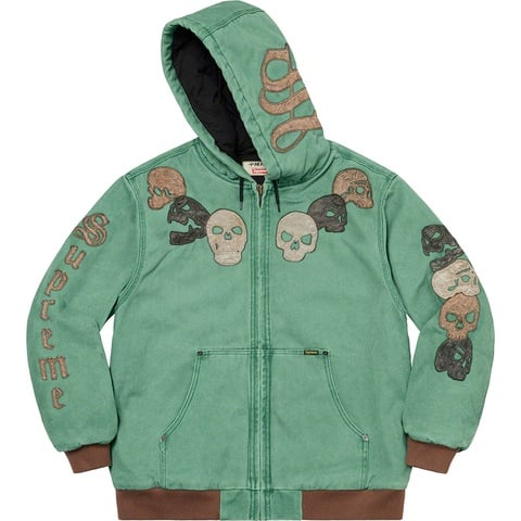 Supreme Supreme®/The Great China Wall Hooded Work Jacket - Washed Green