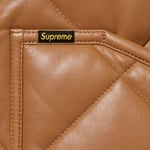 Supreme Quilted Leather Work Jacket (FW22) - Tan