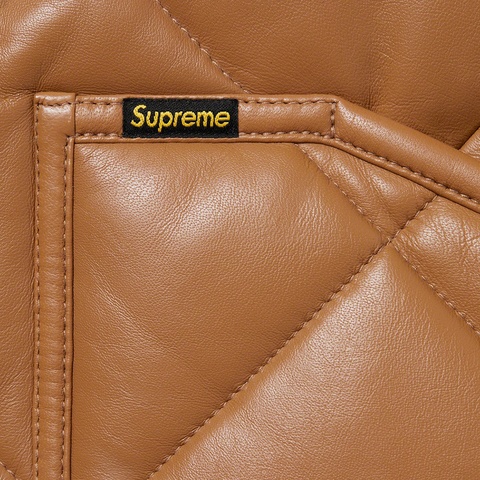 Quilted Leather Work Jacket - fall/winter 2022 - Supreme