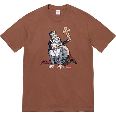 Supreme Nuns Tee - Brown