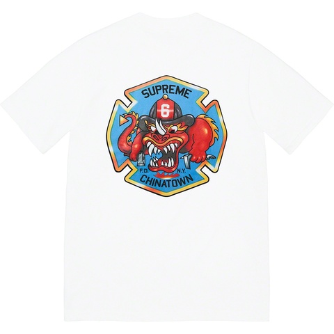 Supreme FDNY Engine 9 Tee - White