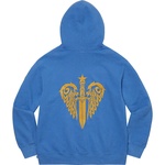 Supreme Supreme The Great China Wall Sword Hooded Sweatshirt (FW22) - Washed Royal