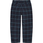 Supreme Windowpane Wool Trouser (FW22) - Blue