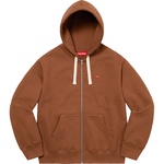 Supreme Small Box Drawcord Zip Up Hooded Sweatshirt (FW22) - Brown