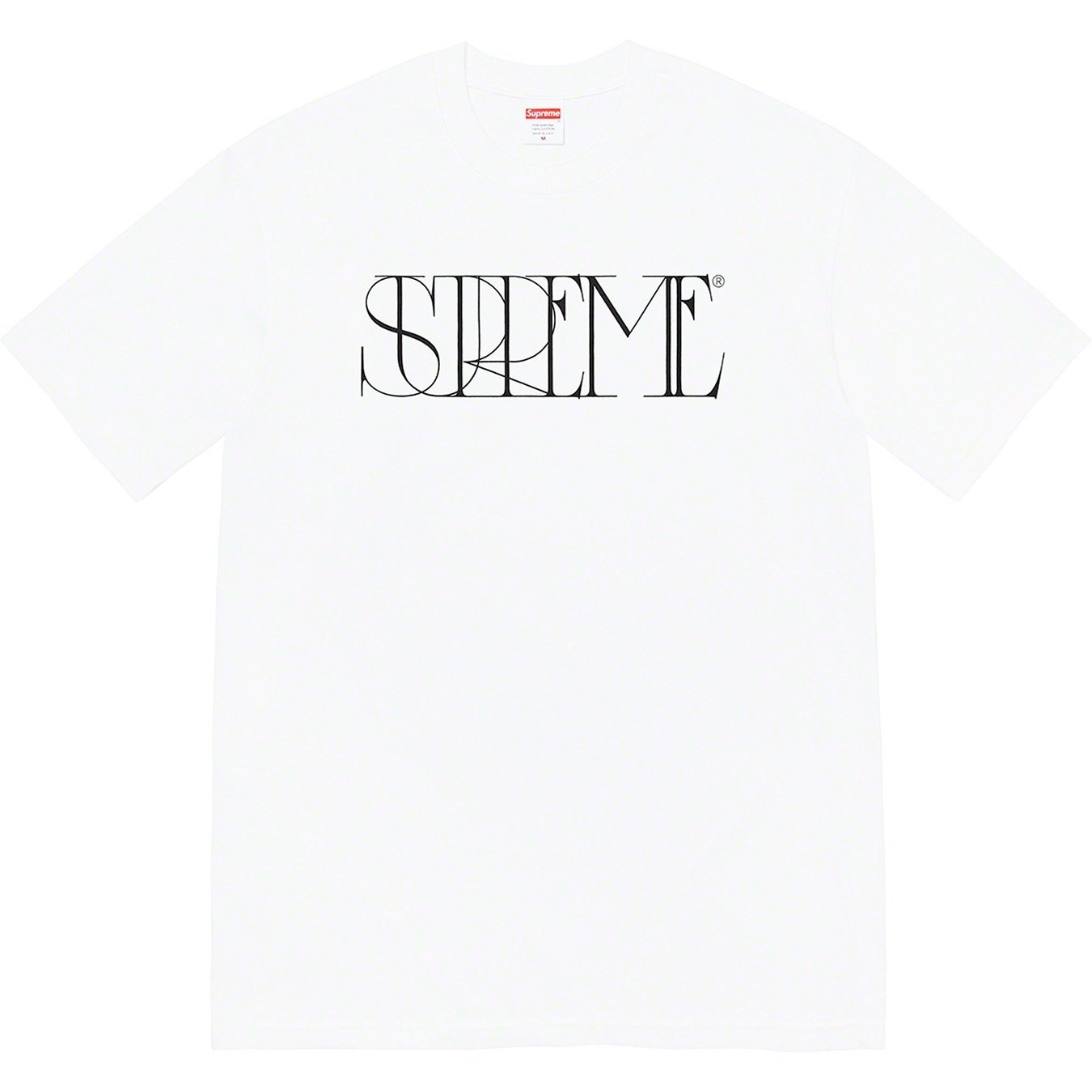 Supreme Trademark Tee (FW22) - White - $40