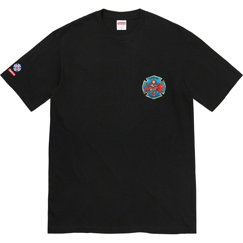 Supreme FDNY Engine 9 Tee - Black
