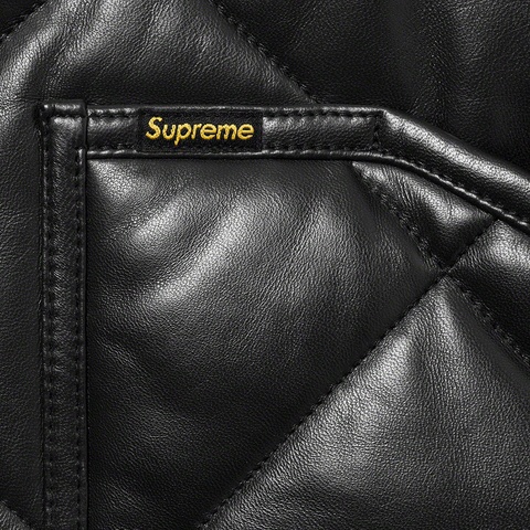 Quilted Leather Work Jacket - fall/winter 2022 - Supreme