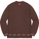 Supreme Signature L S Top (FW22) - Dark Brown