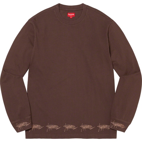 Supreme Signature L/S Top - Dark Brown