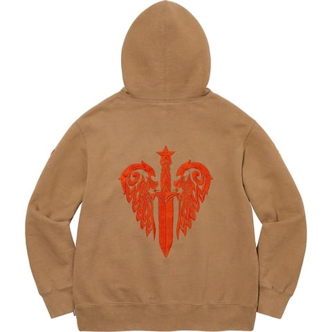 Supreme Supreme®/The Great China Wall Sword Hooded Sweatshirt - Dark Khaki