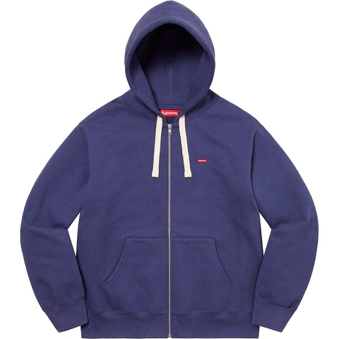 Small Box Drawcord Zip Up Hooded Sweatshirt - SupremeCommunity