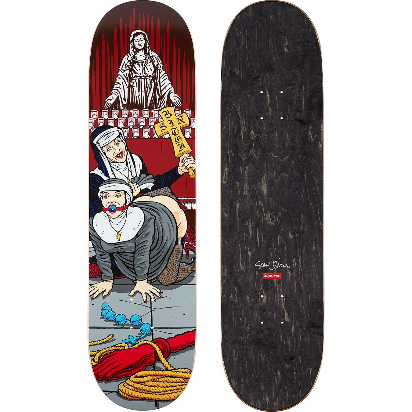 Supreme Nuns N Guns Skateboard (FW22) - Nuns - 8" x 31.875" - $60