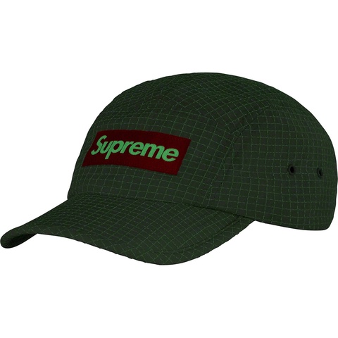 Supreme Glow Ripstop Camp Cap - Grey