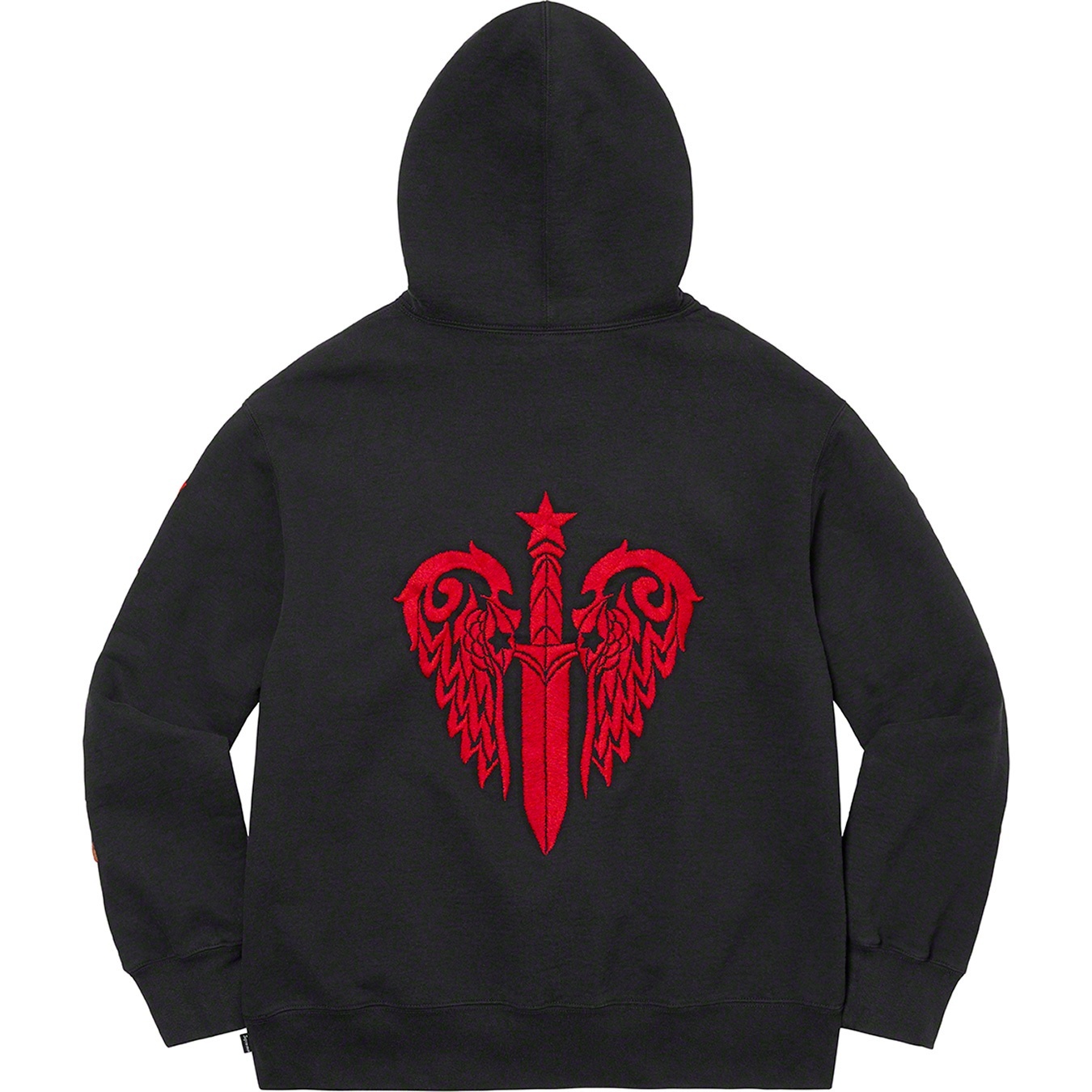 Supreme Supreme The Great China Wall Sword Hooded Sweatshirt (FW22) - Black - $198