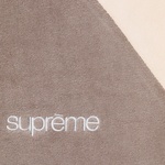 Supreme Paneled Velour L S Polo (FW22) - Light Brown