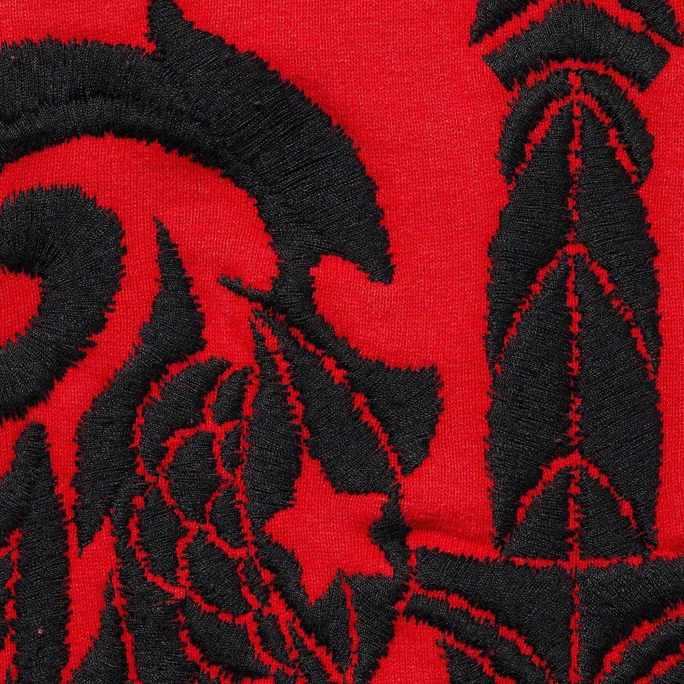 Supreme Supreme The Great China Wall Sword Hooded Sweatshirt (FW22) - Red - $198