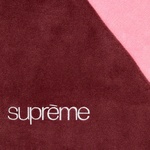 Supreme Paneled Velour L S Polo (FW22) - Cardinal