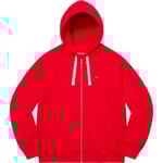 Supreme Small Box Drawcord Zip Up Hooded Sweatshirt (FW22) - Red