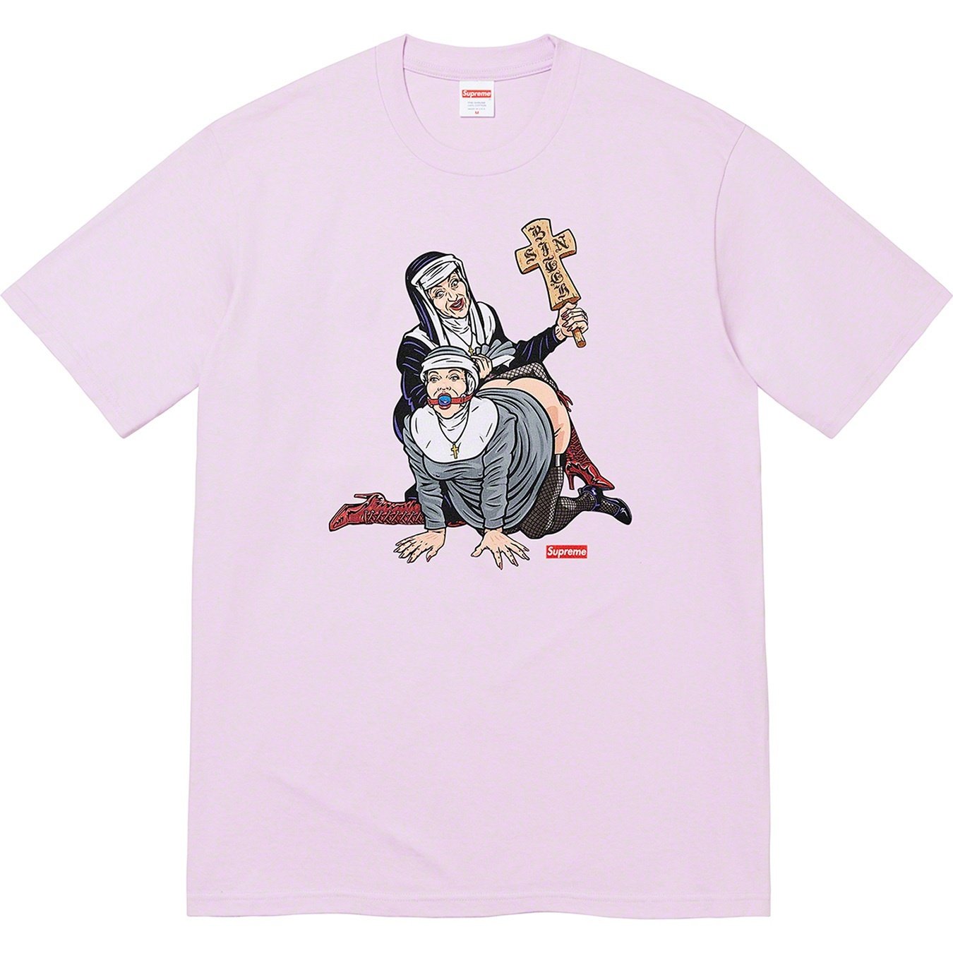 Supreme Nuns Tee (FW22) - Light Purple - $40