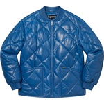 Supreme Quilted Leather Work Jacket (FW22) - Royal