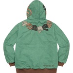 Supreme Supreme The Great China Wall Hooded Work Jacket (FW22) - Washed Green
