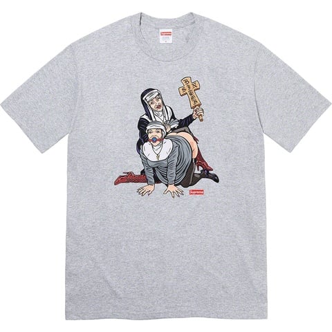 Supreme Nuns Tee - Heather Grey