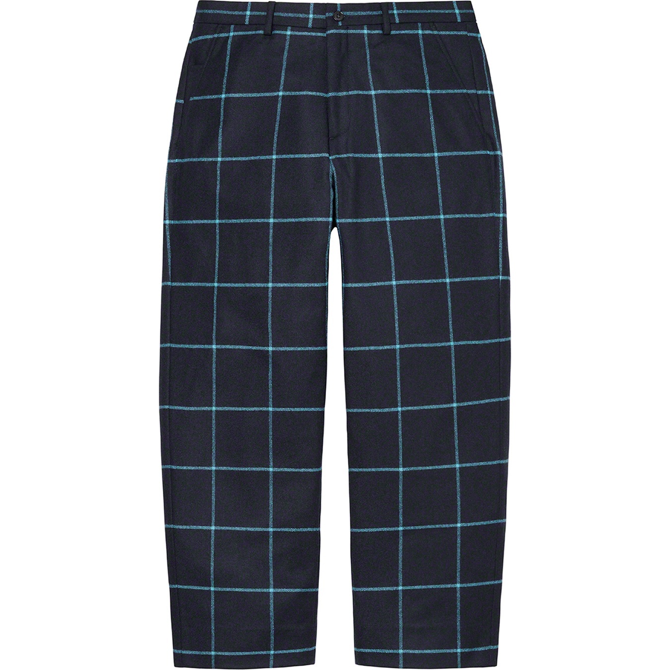 シュプリーム 22AW Windowpane Wool Trouser Supreme Windowpane Wool Trouser (FW22) - $178