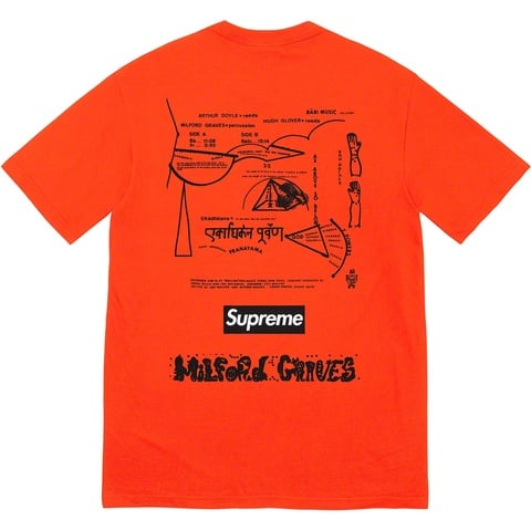 トップス supreme Milford Graves Tee 2022fw Milford Graves Tee - fall/winter 2022 - Supreme