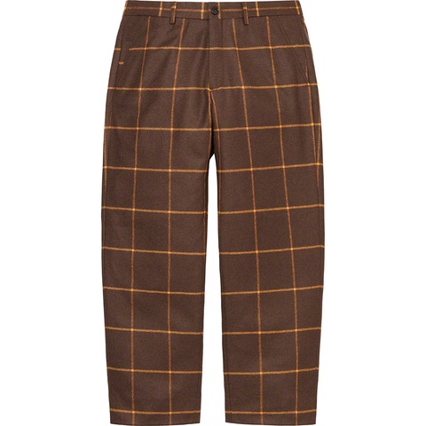 パンツ Supreme windowpane wool trouser Windowpane Wool Trouser - fall/winter 2022 - Supreme