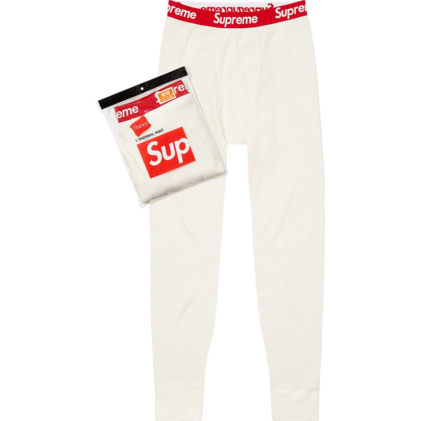 Supreme Supreme Hanes Thermal Pant (1 Pack) (FW22) - Natural - $30