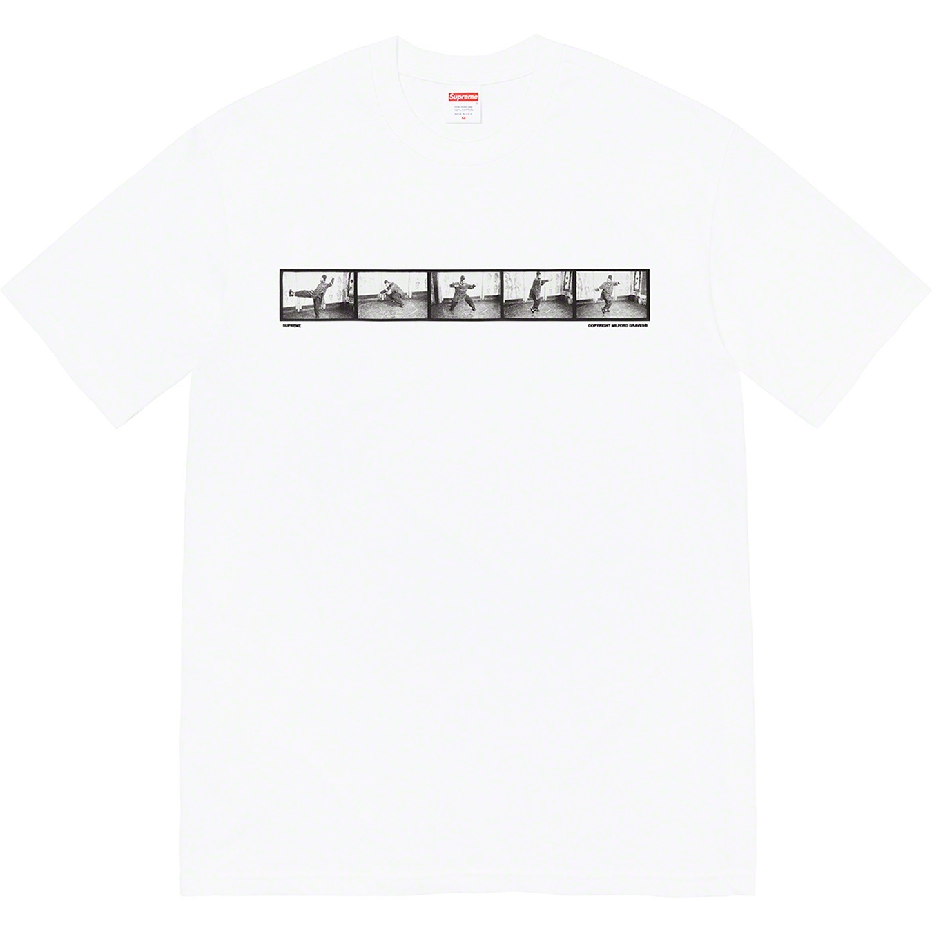 Supreme Milford Graves Tee (FW22) - White - $44