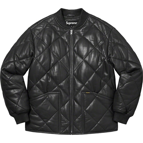 Quilted Leather Work Jacket - fall/winter 2022 - Supreme