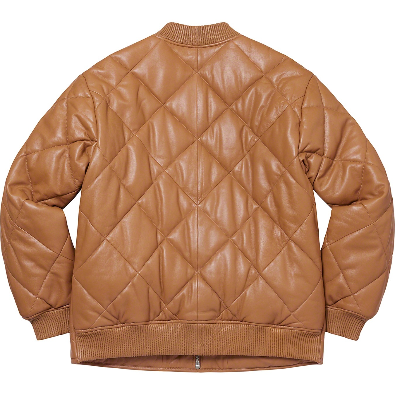 Supreme Quilted Leather Work Jacket (FW22) - Tan - $598