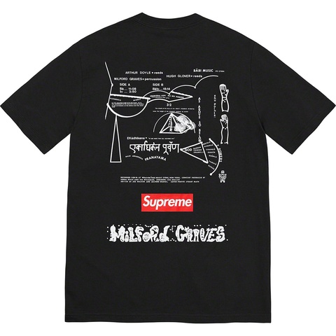 トップス supreme Milford Graves Tee 2022fw Supreme Milford Graves Tee White Men's - FW22 - US