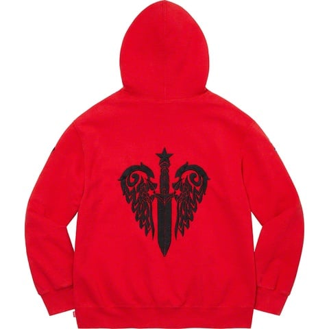 Supreme Supreme®/The Great China Wall Sword Hooded Sweatshirt - Red